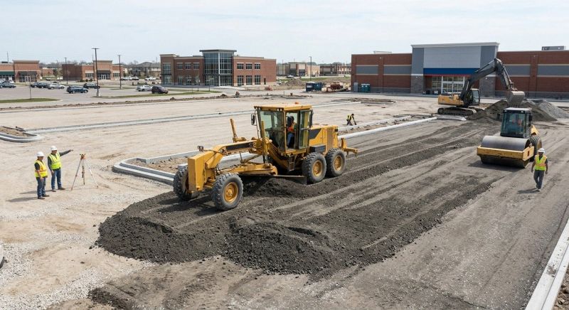 Parking Lot Gravel Repair in Cypress, TX